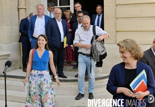Elisabeth Borne reçoit les Organisations syndicales 