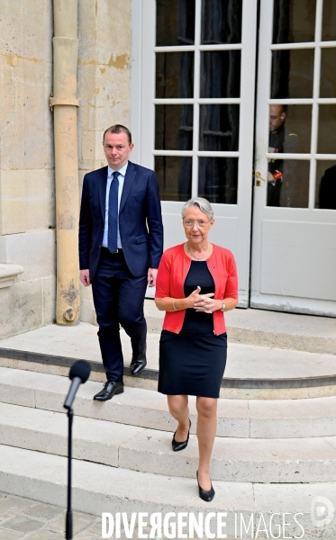 Elisabeth Borne reçoit les Organisations syndicales 