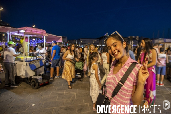 Feux d artifices du 14 juillet à Marseille