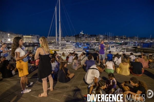 Feux d artifices du 14 juillet à Marseille