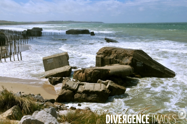 L  erosion du trait de cote dans la baie de Wissant