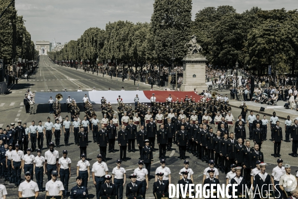 Défilé militaire du 14 juillet.