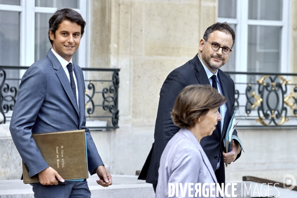 Conseil des ministres 21 juillet après remaniement