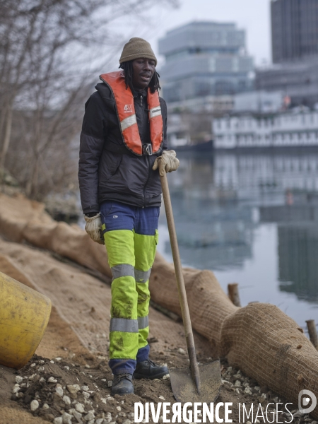Chantier d améngement urbain et d  insertion ouvert aux personnes en difficultés