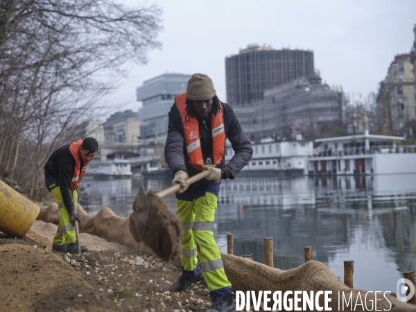 Chantier d améngement urbain et d  insertion ouvert aux personnes en difficultés