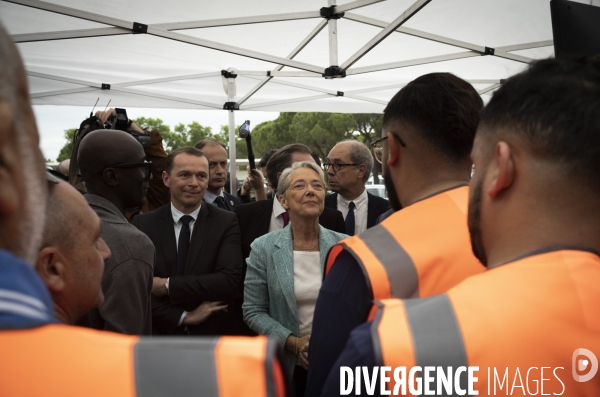 Elisabeth Borne à Salon de Provence