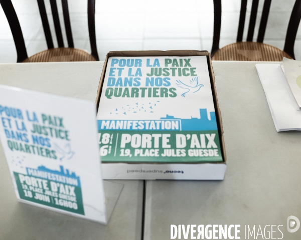 Préparation Marche pour la paix et la justice dans les quartier