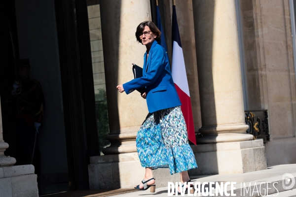 Conseil des ministres du nouveau gouvernement borne
