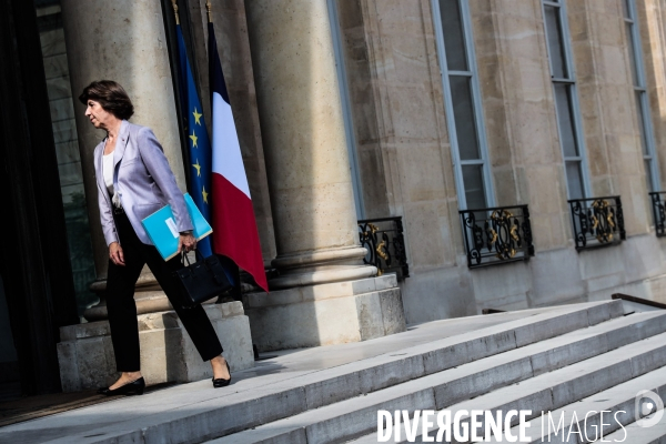 Conseil des ministres du nouveau gouvernement borne