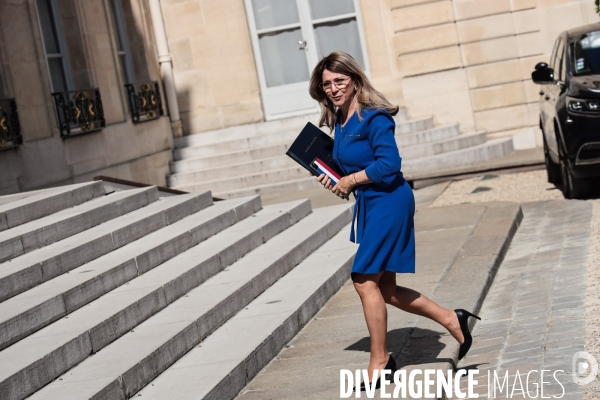 Conseil des ministres du nouveau gouvernement borne