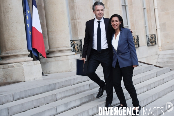 Conseil des ministres du nouveau gouvernement borne