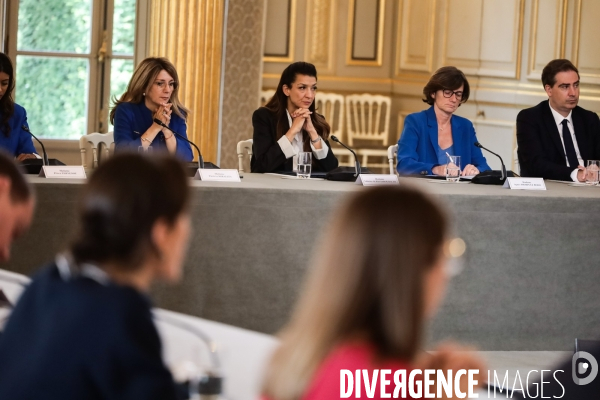 Conseil des ministres du nouveau gouvernement borne