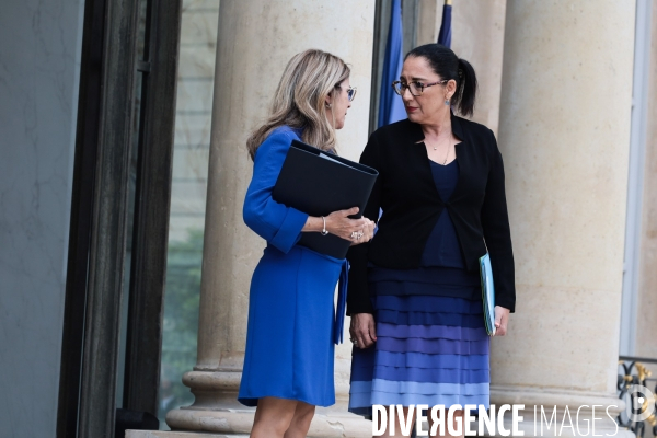 Conseil des ministres du nouveau gouvernement borne