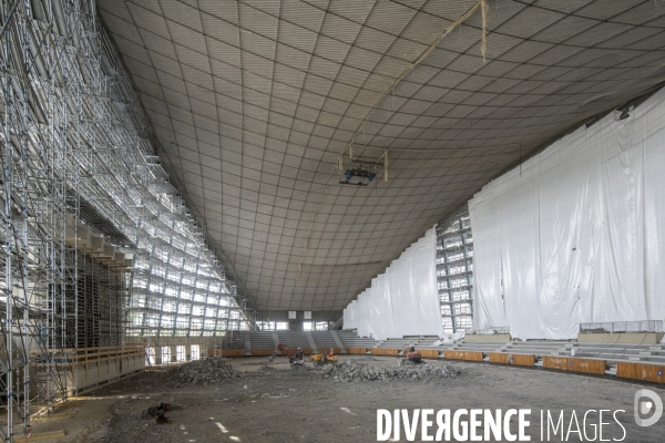 La Grande Nef du complexe sportif de l’Ile des Vannes