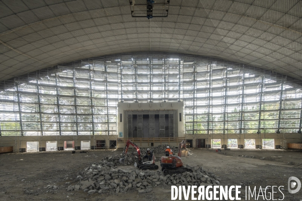 La Grande Nef du complexe sportif de l’Ile des Vannes