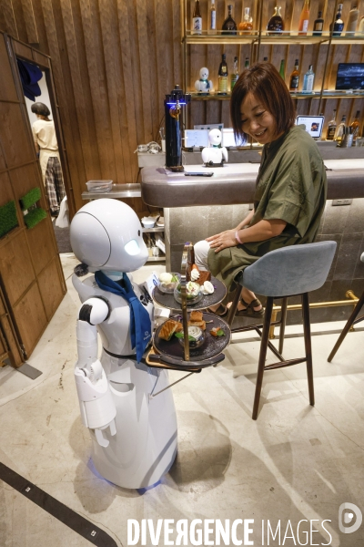 Dawn avatar robot cafe a tokyo