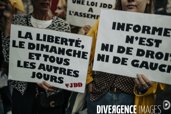 36eme jour de grève au JDD