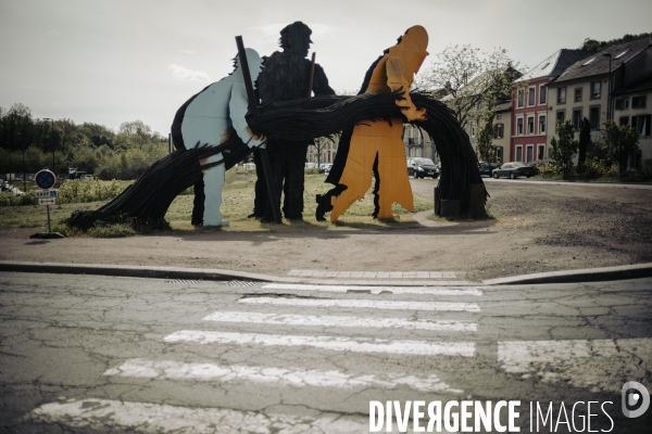 Hayange, dans le département de la Moselle.