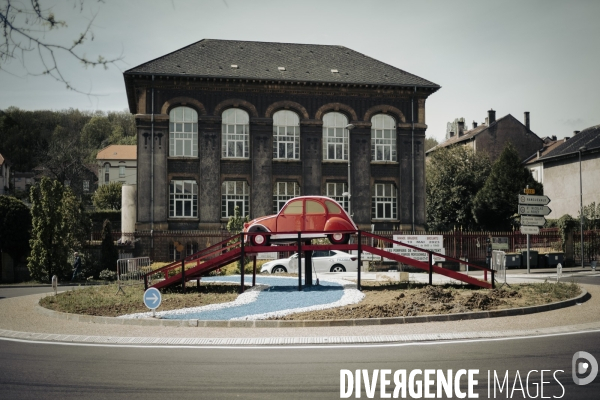 Hayange, dans le département de la Moselle.