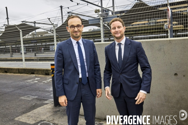 Thomas CAZENAVE et Clément BEAUNE gare de Lyon