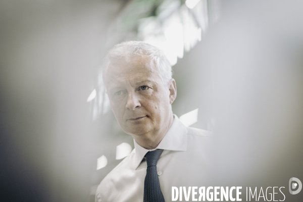Déplacement de Bruno le Maire en Haute - Savoie.