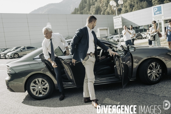 Déplacement de Bruno le Maire en Haute - Savoie.