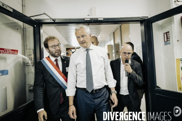 Déplacement de Bruno le Maire en Haute - Savoie.
