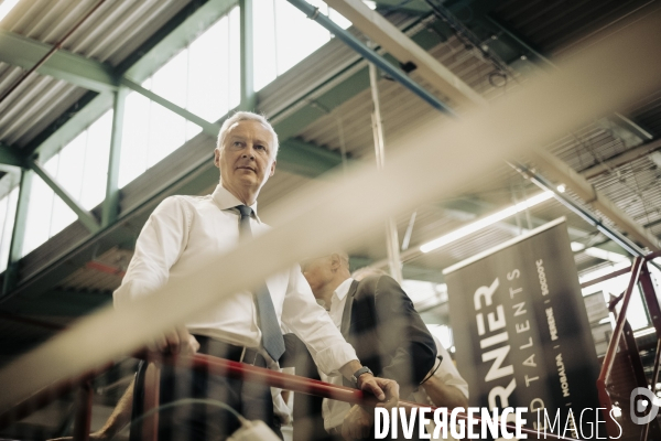 Déplacement de Bruno le Maire en Haute - Savoie.