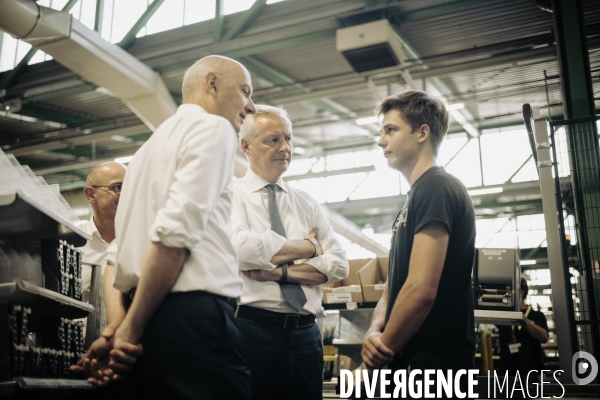 Déplacement de Bruno le Maire en Haute - Savoie.