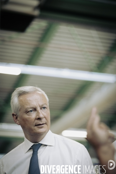 Déplacement de Bruno le Maire en Haute - Savoie.