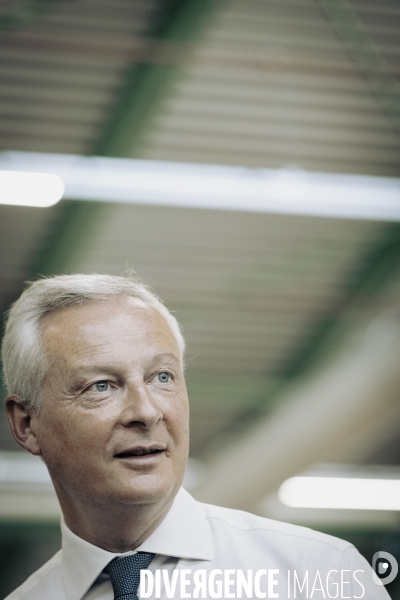 Déplacement de Bruno le Maire en Haute - Savoie.