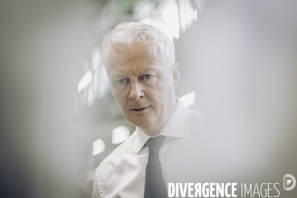 Déplacement de Bruno le Maire en Haute - Savoie.