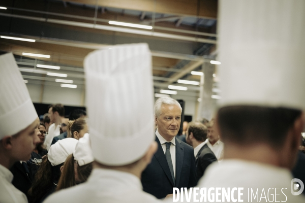 Déplacement de Bruno le Maire en Haute - Savoie.