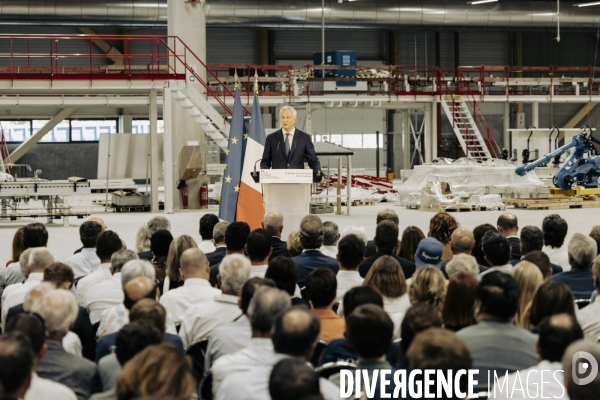 Déplacement de Bruno le Maire en Haute - Savoie.