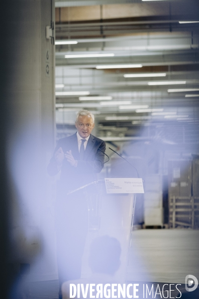 Déplacement de Bruno le Maire en Haute - Savoie.