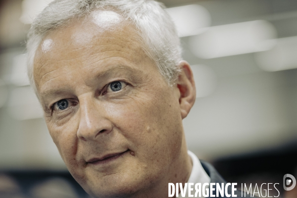 Déplacement de Bruno le Maire en Haute - Savoie.