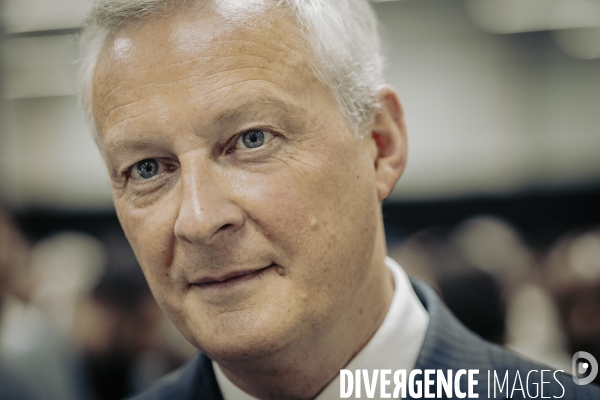 Déplacement de Bruno le Maire en Haute - Savoie.