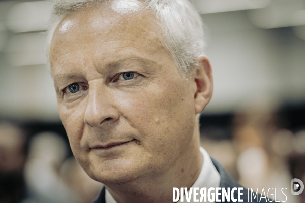 Déplacement de Bruno le Maire en Haute - Savoie.