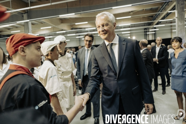 Déplacement de Bruno le Maire en Haute - Savoie.