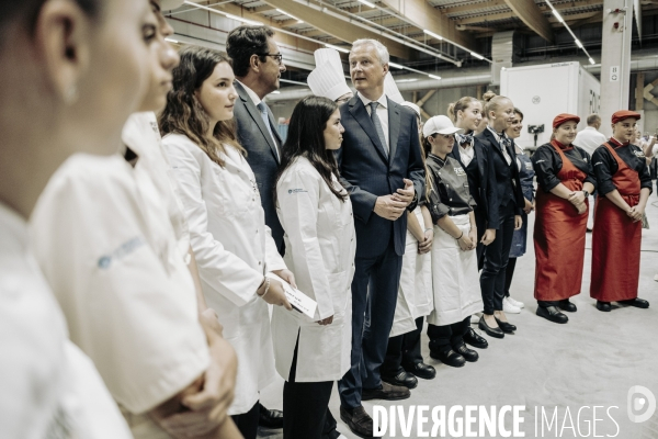 Déplacement de Bruno le Maire en Haute - Savoie.