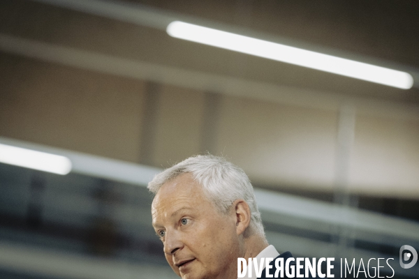 Déplacement de Bruno le Maire en Haute - Savoie.