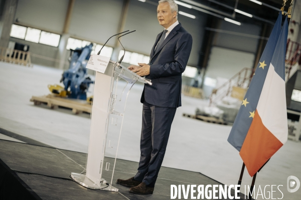 Déplacement de Bruno le Maire en Haute - Savoie.