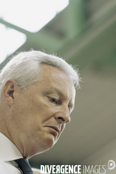 Déplacement de Bruno le Maire en Haute - Savoie.