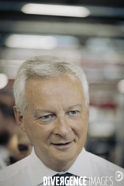 Déplacement de Bruno le Maire en Haute - Savoie.