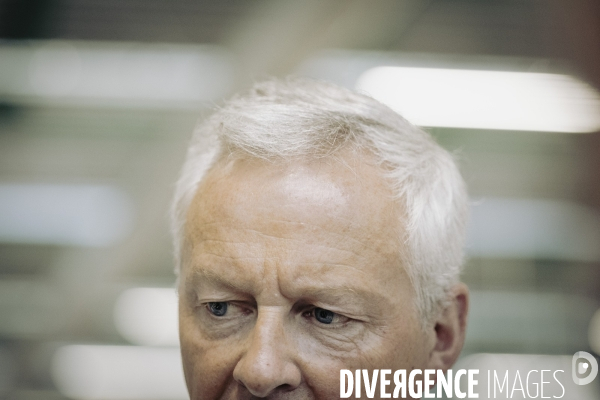 Déplacement de Bruno le Maire en Haute - Savoie.