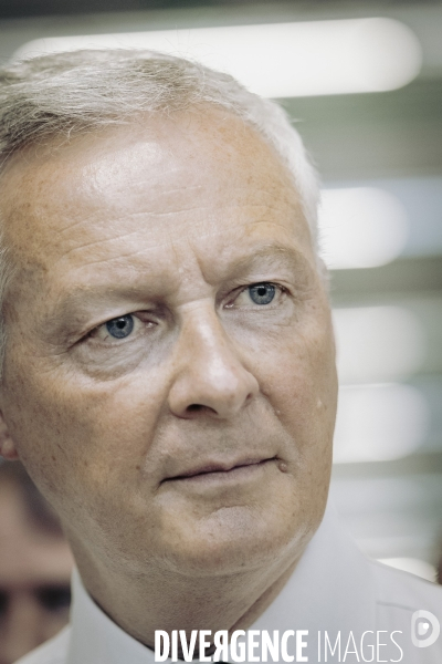 Déplacement de Bruno le Maire en Haute - Savoie.