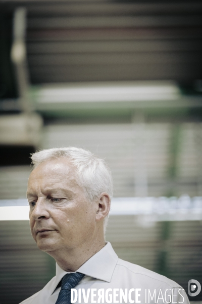 Déplacement de Bruno le Maire en Haute - Savoie.
