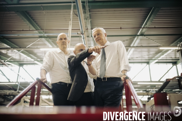 Déplacement de Bruno le Maire en Haute - Savoie.
