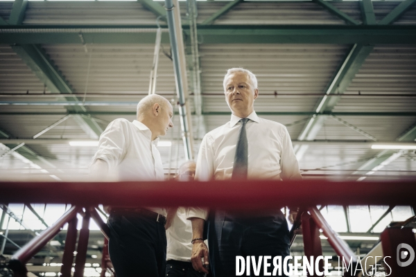 Déplacement de Bruno le Maire en Haute - Savoie.