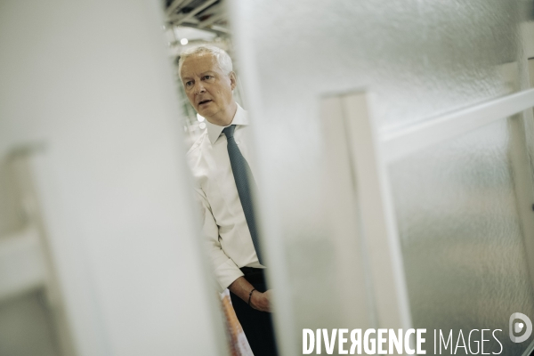 Déplacement de Bruno le Maire en Haute - Savoie.